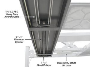 Atlas® 408-SL Premium Service/Parking 4 Post Lift 8,000 lbs - Image 9