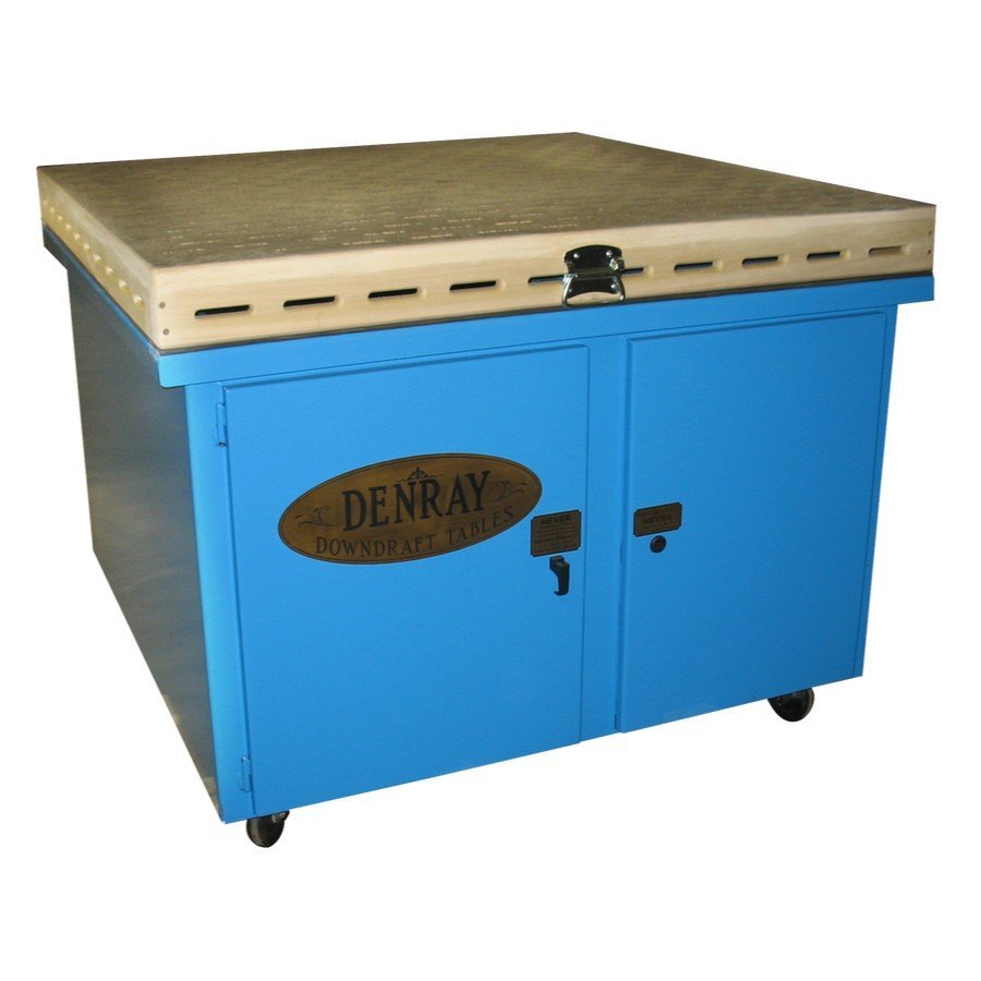 4800b-front-view Denray 4800B Series Down Draft Sanding Table with "Jet Pulse" Push-Button 48" x 48" 220V Three-Phase - Image 1