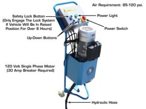 Atlas® Kwik Bay Open Center Portable Lift 7,000 lbs - Image 9