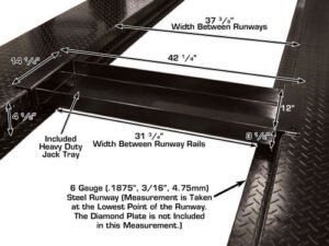 Atlas® Garage Pro 8000 Ext Ex-Tall Service/Parking 4 Post Lift 8,000 lbs - Image 4