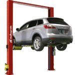 Challenger CL10A-XP9 Series ALI Adjustable 9K 2 Post Lift w/Drive-on Express Pad