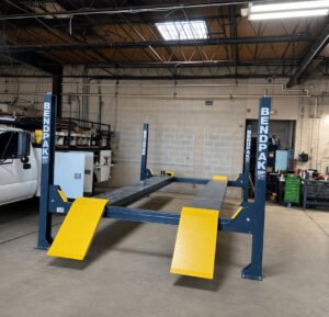 BendPak HDS-14 Standard Length 4 Post Car Lift 14,000 lb. - New Gray - Image 4