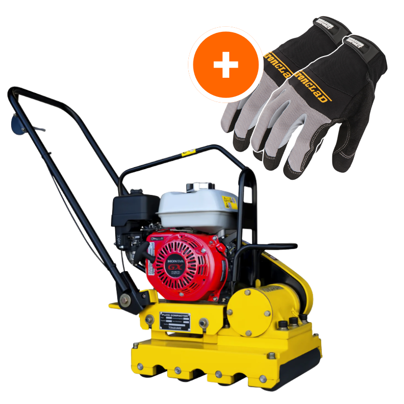 5.5_HP_Honda_Paver_Roller_Compactor_17x12_for_Pavers_Bricks_Stone_Sand_Compaction_W_Free_Vibration_Impact_Ironclad_Gloves-1.png 5.5 HP Honda Paver Roller Compactor 17×12 for Pavers, Bricks, Stone, Sand Compaction W/ Free Vibration Impact Ironclad Gloves - Image 1