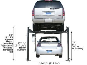 Atlas® Garage Pro 8000 Service/Parking 4 Post Lift 8,000 lbs - Image 6