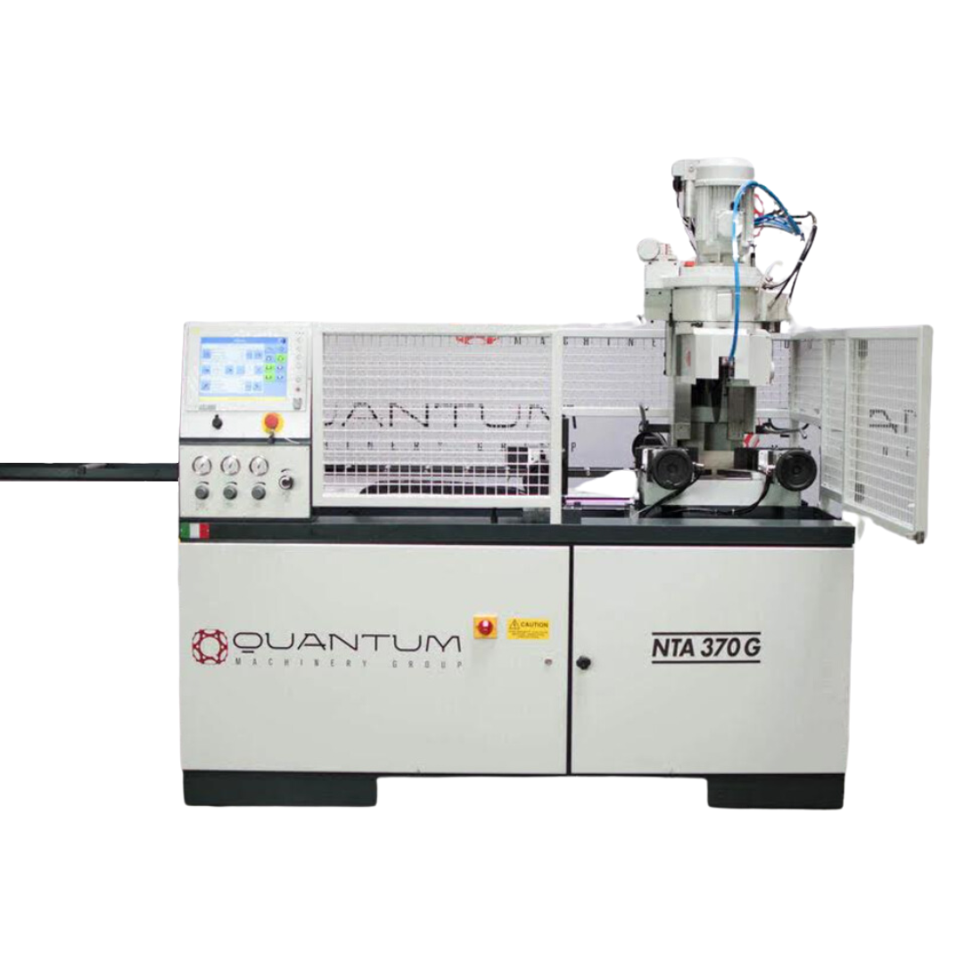 5681.png Quantum Machinery 14.50" 220V Three Phase Fully-Auto Double-Column Cold Saw with Auto Head Rotation NTA 370 GA - Image 1