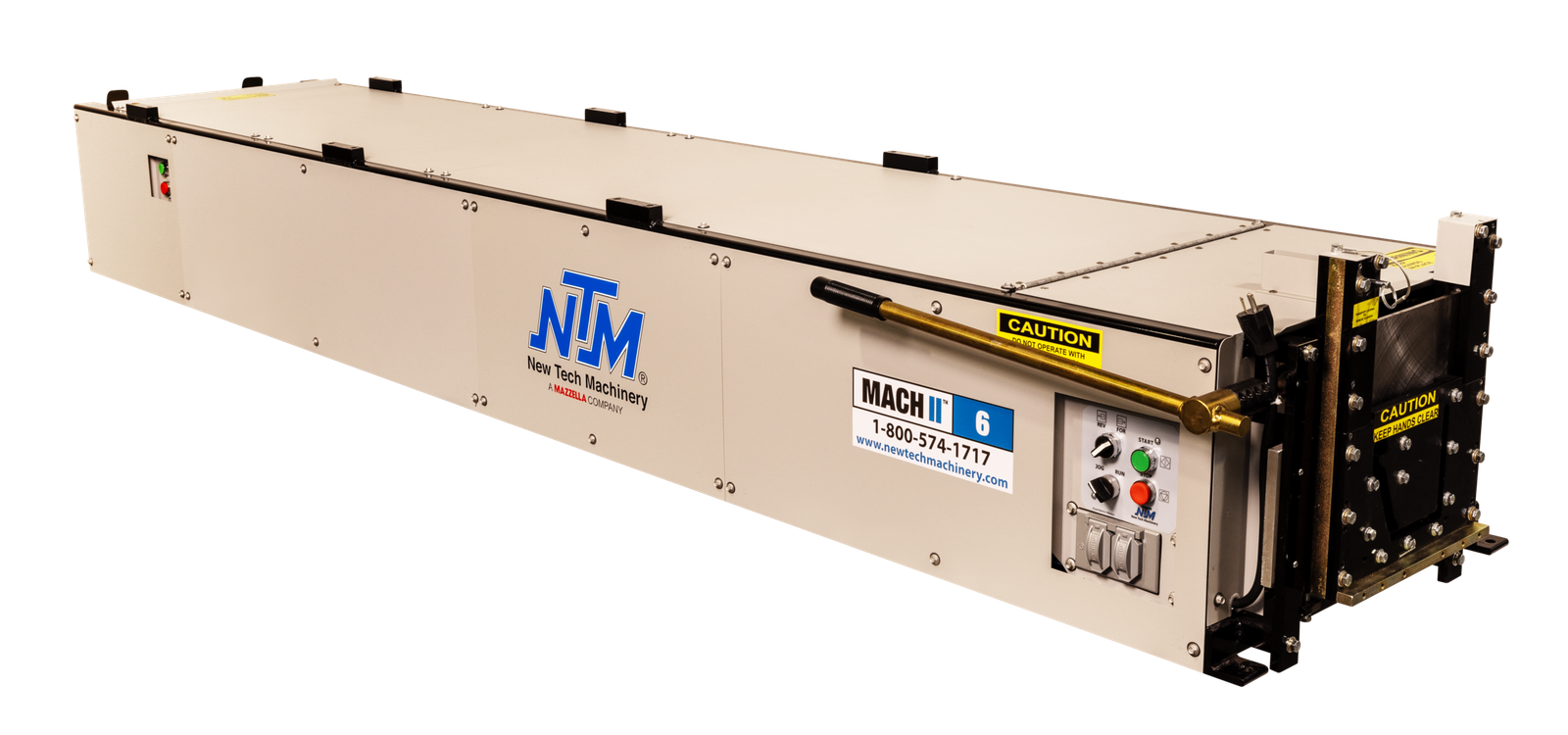 5B8A6802-Edited_0-scaled-1.png New Tech Machinery Mach II 6” Gutter Machine Basic Configuration with Shear MG6 - Image 1