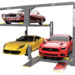 BendPak PL-12000DP Tall Rise Ex-Length Tandem/Independent Platforms Parking Lift