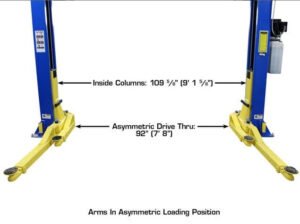 Atlas® PRO-9D Symmetric / Asymmetric 2 Post Lift 9,000 lbs - Image 4