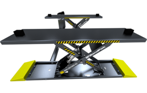 BendPak MDS-6EXT Open-Center Mid-Rise Scissors Lift / Extended Platform 6,000 lb - Image 3