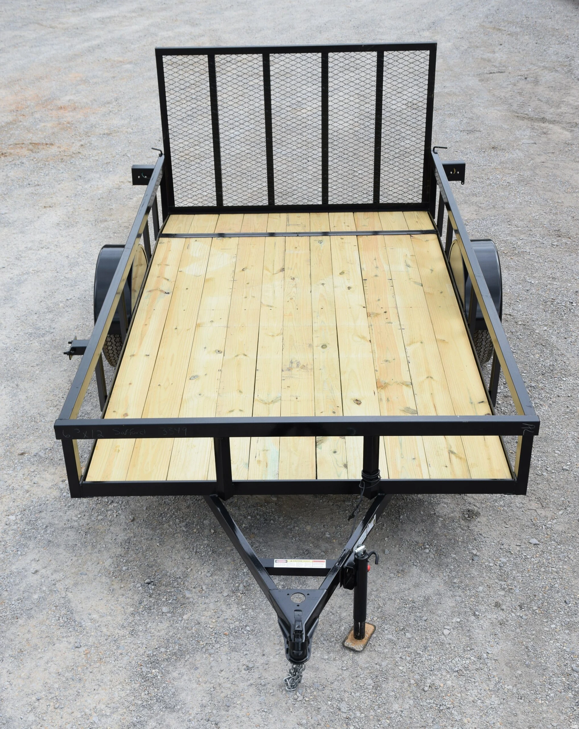 6.5x12-tube-3-scaled-1 CA114 Caliber 6.5x12 Utility Trailer HD W/ Dove Tail - Image 1