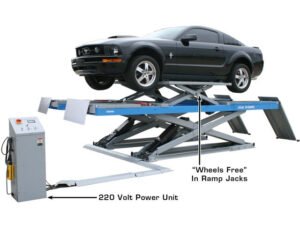 Atlas® 12AWFSL Commercial Grade Alignment Scissor Lift 12,000 lbs w/Wheels-Free System - Image 4