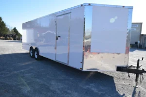 CY229 Cynergy 8.5x24 Enclosed Trailer TA 10K White - Image 12