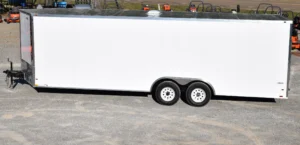 CY229 Cynergy 8.5x24 Enclosed Trailer TA 10K White