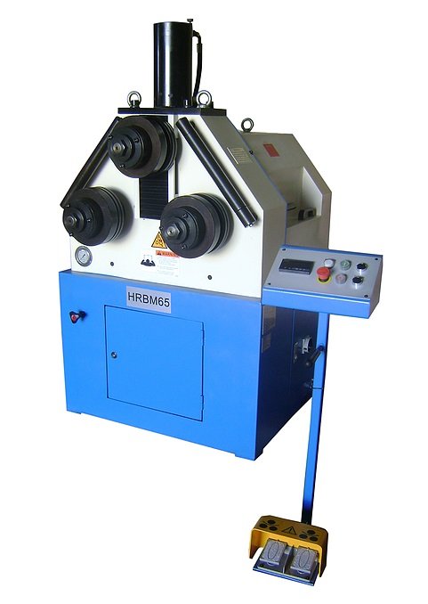 65H GMC Machinery 3” Roller Shaft Power Ring & Angle Roll Bender with Hydraulic Top Roll PRB-75H - Image 1