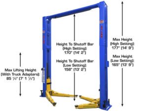 Atlas® Platinum PVL12 ALI Certified 2 Post Lift 12,000 lbs - Image 3