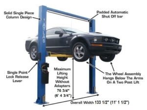 Atlas® 9OHSC-SS Symmetric 2 Post Lift 9,000 lbs - Image 5