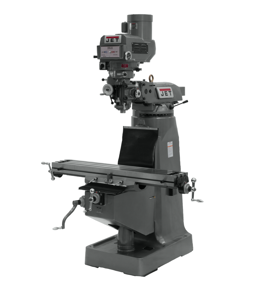 690013_main.png Jet JTM-4VS Mill With X, Y and Z-Axis Powerfeeds 690013 - Image 1