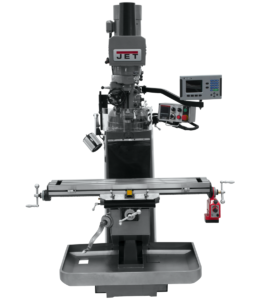 Jet JTM-949EVS Mill With 3-Axis Acu-Rite 203 DRO (Knee) With X-Axis Powerfeed and Air Powered Draw Bar 690526