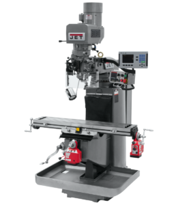 Jet JTM-949EVS Mill With 3-Axis Acu-Rite 203 DRO (Knee) With X and Y-Axis Powerfeeds 690527