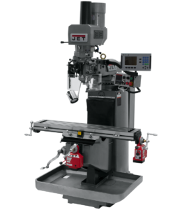 Jet JTM-949EVS Mill With 3-Axis Acu-Rite 203 DRO (Knee) With X and Y-Axis Powerfeeds and Air Powered Draw Bar 690528