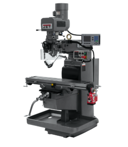 Jet JTM-1050EVS2/230 Mill With 3-Axis Acu-Rite 203 DRO (Knee) With X-Axis Powerfeed 690624