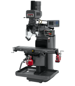 Jet JTM-1050EVS2/230 Mill With 3-Axis Acu-Rite 203 DRO (Quill) With X and Y-Axis Powerfeeds and Air Powered Draw Bar 690632