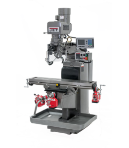 Jet JTM-1050EVS2/230 Mill With 3-Axis Acu-Rite 303 DRO (Knee) With X, Y and Z-Axis Powerfeeds and Air Powered Draw Bar 690680
