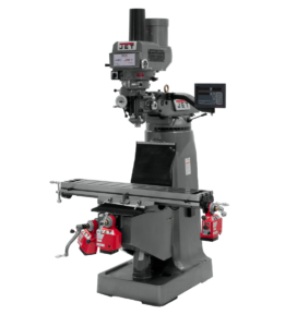 Jet JTM-4VS-1 Mill With 3-Axis Newall DP700 DRO (Quill) With X, Y and Z-Axis Powerfeeds and Power Draw Bar 691171 - Image 2