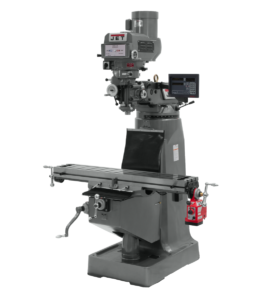 Jet JTM-4VS Mill With 3-Axis Newall DP700 DRO (Knee) With X-Axis Powerfeed 691232