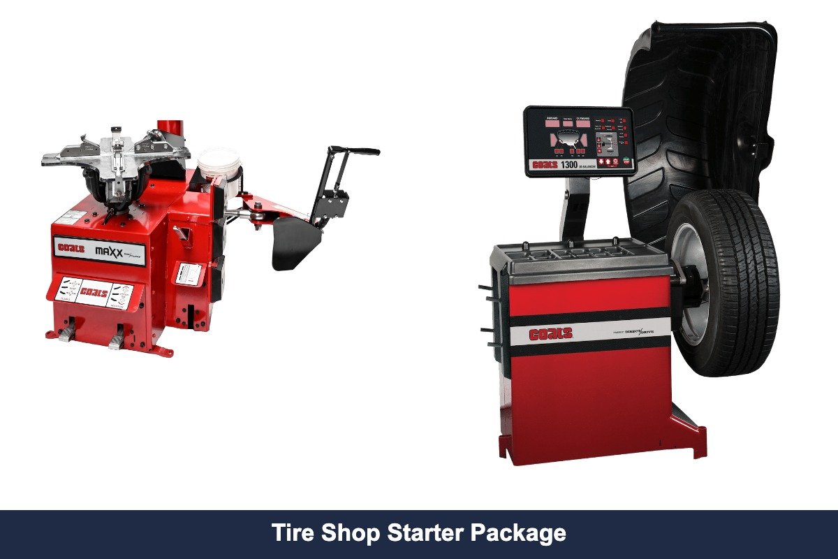 6918bac3-d055-43dc-8daa-7d234a29134a_tire-shop-starter-package.jpg Tire Shop Starter Package — Tire Changer + Wheel Balancer - Image 1