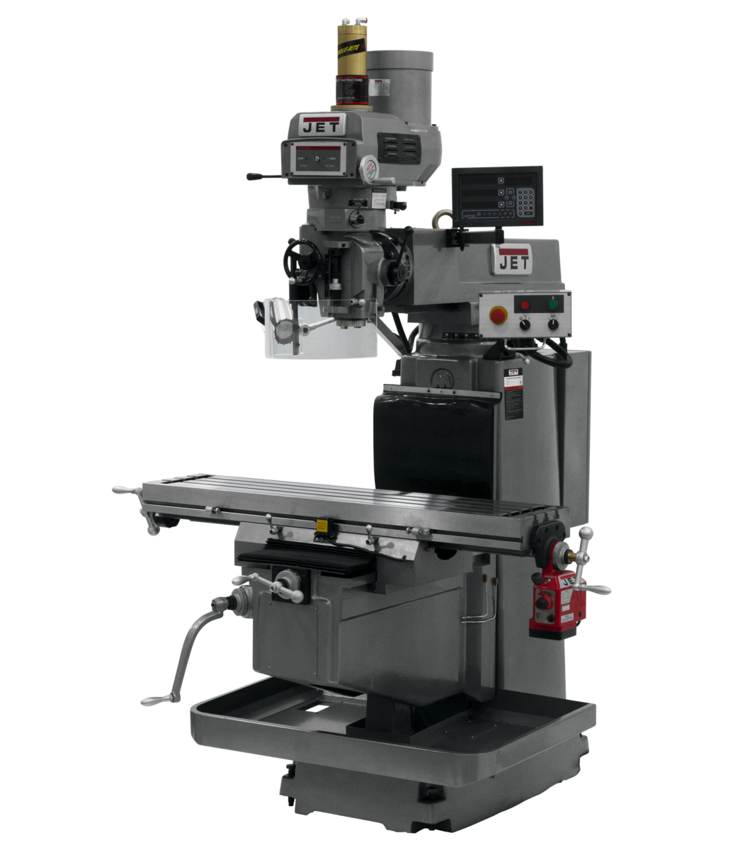 698073_main.png Jet JTM-1254VS with NEWALL DP700 3X (K) DRO, X Powerfeed & Air Power Drawbar 698073 - Image 1