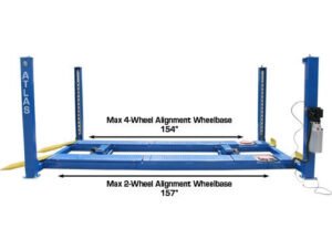 Atlas® 412A Commercial Grade 4 Post Alignment Lift 12,000 lbs - Image 8