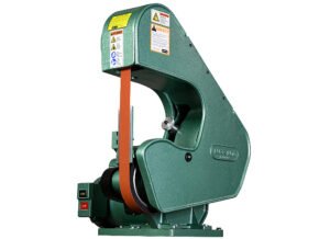 Burr King 1.5” x 60” Three Wheel Model 760 Variable Speed 1.5 HP 120V Single Phase Belt Grinder 72110 - Image 2