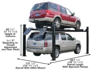 Atlas® Garage Pro 9000 Service/Parking 4 Post Lift 9,000 lbs - Image 7