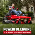 CRAFTSMAN Z5800 | 54in 24HP Zero-Turn Riding Mower | 24 HP Kohler Engine | High-Back Seat (17RRFACW093) - Image 3