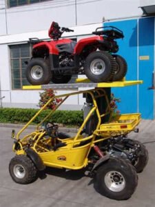 Auto Lift SC-2K 2,000 lb. Single Column Turf Lift - New Black - Image 8