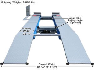 Atlas® 12ASL Commercial Grade Alignment Scissor Lift 12,000 lbs - Image 5