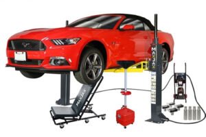 MaxJax® M7K Portable Two Post Garage Lift - Ultimate Package - Image 2