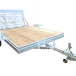 Aluma Wood Deck Utility Trailer #7810ESW