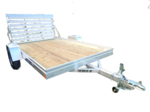 Aluma Wood Deck Utility Trailer #7810ESW