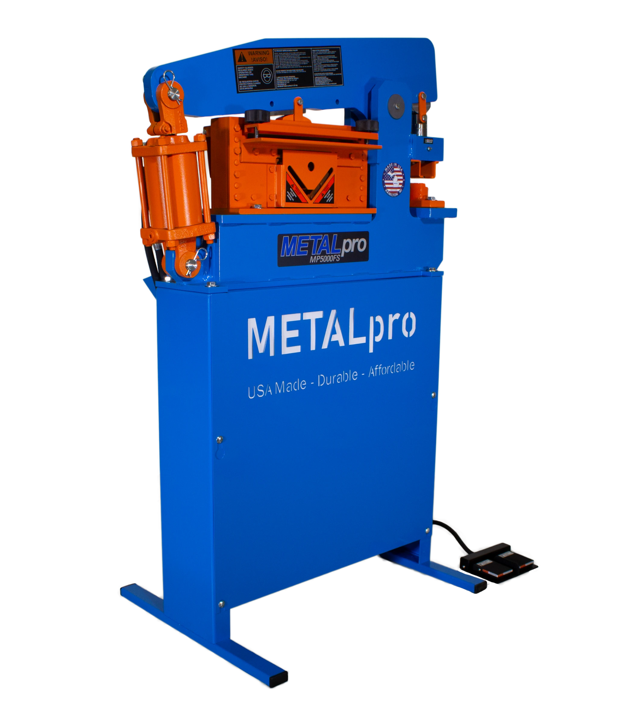 8-Cylinder20Side20Angle20-20MP5000FS-1-scaled-1 MetalPro 50 Ton 110V Single Phase Foot Switch Controlled Ironworker MP5000FS - Image 1
