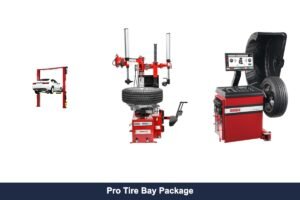 Pro Tire Bay Package — 10K Two-Post Lift, Coats Maxx 80 + 1600
