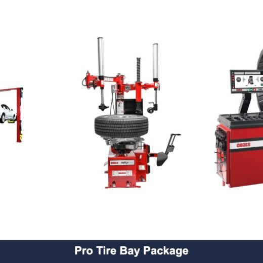 Pro Tire Bay Package — 10K Two-Post Lift, Coats Maxx 80 + 1600