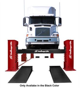 Challenger 44060E HD Chain-Driven Ex-Length 4-Post Lift 60,000 lb - New Black Color - Image 2