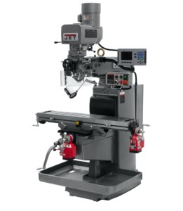 Jet JTM-1050EVS2/230 Mill With 3-Axis Acu-Rite 203 DRO (Knee) With X and Y-Axis Powerfeeds 690626