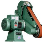 Burr King 2.5” x 60” Two Wheel 960-250 Fixed Speed 3 HP 220V Three Phase Belt Grinder 90703