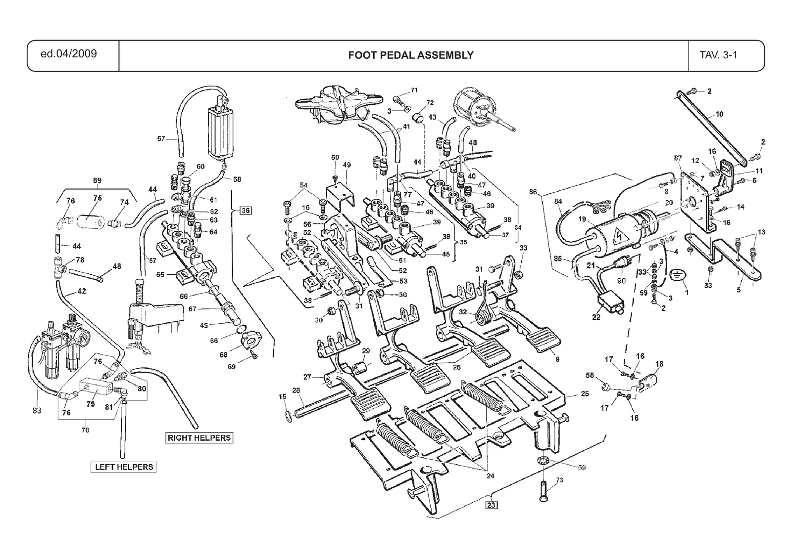 9024-07 Coats PEDAL-ASSY – 82006514 - Image 1
