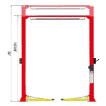 AMGO® Hydraulics OH-9 Super-Asymmetric® 2 Post Lift 9,000 lbs - Image 2