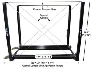 Atlas® ST-7000 Super Tall 4 Post Lift 7,000 lbs - Image 6