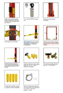 AMGO® Hydraulics OHX-10H Ex-Tall Super-Asymmetric® 2 Post Lift 10,000 lbs - Image 7